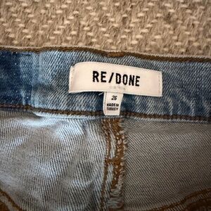 Re/Done Light Blue Denim Jeans